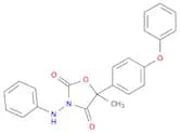 2,4-Oxazolidinedione, 5-methyl-5-(4-phenoxyphenyl)-3-(phenylamino)-