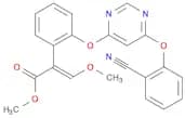 Benzeneacetic acid, 2-[[6-(2-cyanophenoxy)-4-pyrimidinyl]oxy]-α-(methoxymethylene)-, methyl ester,…