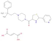 Piperazine, 1-(3-methyl-3-phenylbutyl)-4-[[2-(3-pyridinyl)-4-thiazolidinyl]carbonyl]-, (2E)-2-bute…