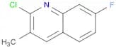2-Chloro-7-fluoro-3-methylquinoline