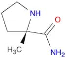 2-Pyrrolidinecarboxamide, 2-methyl-, (2S)-