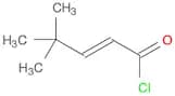 2-Pentenoyl chloride, 4,4-dimethyl-, (2E)-
