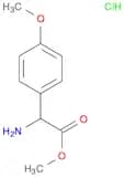 Benzeneacetic acid, α-amino-4-methoxy-, methyl ester, hydrochloride (1:1)