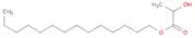 Propanoic acid, 2-hydroxy-, tetradecyl ester