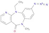 5H-Pyrido[2,3-b][1,5]benzodiazepin-5-one, 9-azido-11-ethyl-6,11-dihydro-6-methyl-