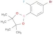 1,3,2-Dioxaborolane, 2-(4-bromo-2-fluorophenyl)-4,4,5,5-tetramethyl-