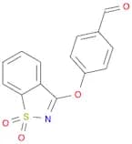 4-[(1,1-dioxido-1,2-benzisothiazol-3-yl)oxy]benzaldehyde