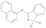 1,2-Benzisothiazole, 3-(1-naphthalenyloxy)-, 1,1-dioxide