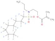 2-Propenoic acid, 2-methyl-, 2-[[(1,1,2,2,3,3,4,4,5,5,6,6,7,7,8,8,8-heptadecafluorooctyl)sulfonyl]…