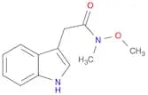 1H-Indole-3-acetamide, N-methoxy-N-methyl-