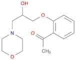 Ethanone, 1-[2-[2-hydroxy-3-(4-morpholinyl)propoxy]phenyl]-