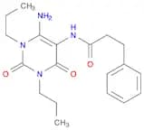 N-(6-Amino-2,4-dioxo-1,3-dipropyl-1,2,3,4-tetrahydropyrimidin-5-yl)-3-phenylpropanamide