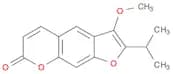 7H-Furo[3,2-g][1]benzopyran-7-one, 3-methoxy-2-(1-methylethyl)-