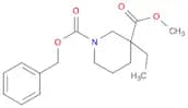 1,3-Piperidinedicarboxylic acid, 3-ethyl-, 3-methyl 1-(phenylmethyl) ester