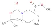 1,3-Piperidinedicarboxylic acid, 3-ethyl-, 1-(1,1-dimethylethyl) 3-methyl ester