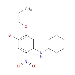 4-Bromo-N-cyclohexyl-2-nitro-5-propoxyaniline