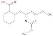 2-((4,6-Dimethoxypyrimidin-2-yl)oxy)cyclohexanecarboxylic acid