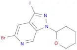 1H-Pyrazolo[3,4-c]pyridine, 5-bromo-3-iodo-1-(tetrahydro-2H-pyran-2-yl)-