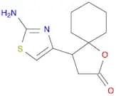 4-(2-Aminothiazol-4-yl)-1-oxaspiro[4.5]decan-2-one