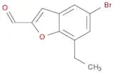 5-Bromo-7-ethyl-2-formyl-benzofuran
