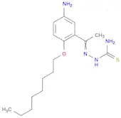 Hydrazinecarbothioamide, 2-[1-[5-amino-2-(octyloxy)phenyl]ethylidene]-