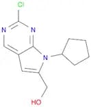 7H-Pyrrolo[2,3-d]pyrimidine-6-methanol, 2-chloro-7-cyclopentyl-