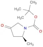 1-Pyrrolidinecarboxylic acid, 2-methyl-4-oxo-, 1,1-dimethylethyl ester, (2S)-