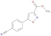 3-Isoxazolecarboxylic acid, 5-(4-cyanophenyl)-, methyl ester