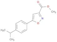 3-Isoxazolecarboxylic acid, 5-[4-(1-methylethyl)phenyl]-, methyl ester