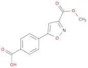 3-Isoxazolecarboxylic acid, 5-(4-carboxyphenyl)-, 3-methyl ester
