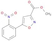 3-Isoxazolecarboxylic acid, 5-(2-nitrophenyl)-, methyl ester
