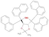 1,3-Dioxolane-4,5-dimethanol, 2,2-dimethyl-α4,α4,α5,α5-tetra-1-naphthalenyl-, (4R,5R)-