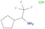 1-Cyclopentyl-2,2,2-trifluoroethan-1-amine hydrochloride
