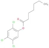 Heptanoic acid, 2,4,5-trichlorophenyl ester