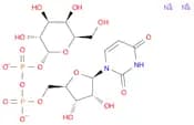 Uridine 5'-(trihydrogen diphosphate), P'-α-D-galactopyranosyl ester, sodium salt (1:2)