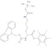 D-Lysine, N6-[(1,1-dimethylethoxy)carbonyl]-N2-[(9H-fluoren-9-ylmethoxy)carbonyl]-, pentafluorophe…