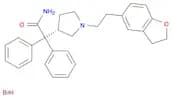 3-Pyrrolidineacetamide, 1-[2-(2,3-dihydro-5-benzofuranyl)ethyl]-α,α-diphenyl-, hydrobromide (1:1),…