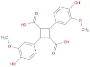 1,3-Cyclobutanedicarboxylic acid, 2,4-bis(4-hydroxy-3-methoxyphenyl)-
