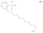 Benzenesulfonic acid, dodecyl-, ammonium salt (1:1)