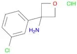 3-Oxetanamine, 3-(3-chlorophenyl)-, hydrochloride (1:1)