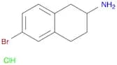 6-Bromo-1,2,3,4-tetrahydronaphthalen-2-amine hydrochloride