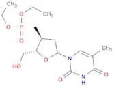 Thymidine, 3'-deoxy-3'-[(diethoxyphosphinyl)methyl]- (9CI)