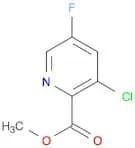2-Pyridinecarboxylic acid, 3-chloro-5-fluoro-, methyl ester