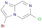 Imidazo[1,2-a]pyrazine, 3-bromo-6-chloro-