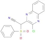 2-(3-Chloroquinoxalin-2-yl)-2-(phenylsulfonyl)acetonitrile
