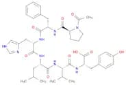 L-Tyrosine, N-[N-[N-[N-[N-(1-acetyl-L-prolyl)-L-phenylalanyl]-L-histidyl]-L-leucyl]-L-valyl]- (9CI)