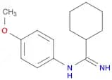 Benzenamine, N-(cyclohexylcarbonimidoyl)-4-methoxy-