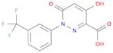 4-hydroxy-6-oxo-1-[3-(trifluoromethyl)phenyl]-1,6-dihydro-3-pyridazinecarboxylic acid