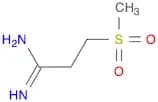 3-(Methylsulfonyl)propanimidamide