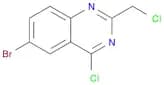 6-bromo-4-chloro-2-(chloromethyl)quinazoline